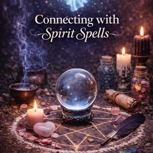 Connect With Spirit Spell Candle 👻